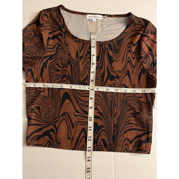 Nwt Good American mesh crop top size 0 - Picture 5 of 7